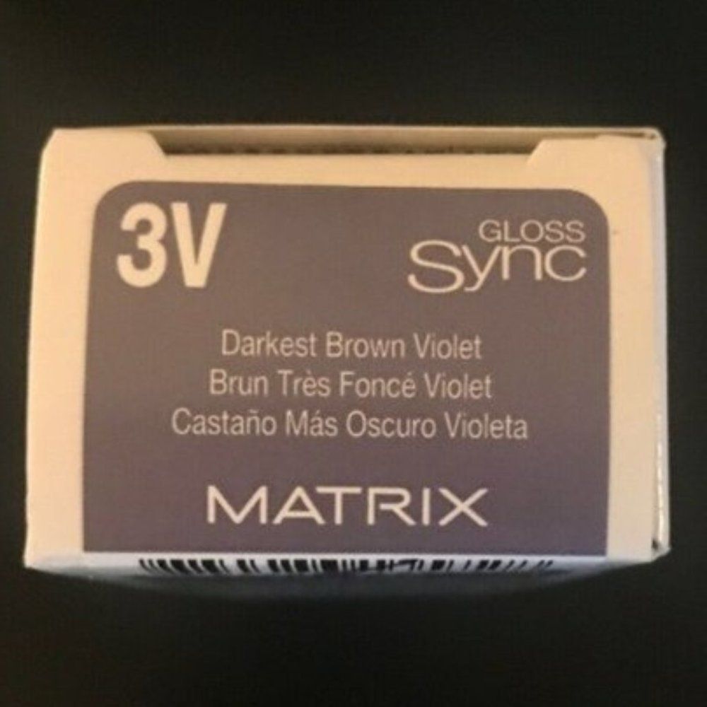 Matrix Gloss Sync Hair Color Gloss Darkest Brown Violet